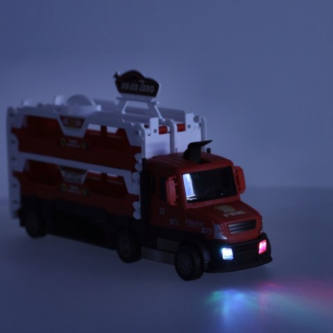 TIR Laweta samochód transporter pojazd składany 6 aut czerwony Kik Sp. z o. o. Sp. k. TIR Laweta samochód transporter pojazd składany 6 aut czerwony Kik Sp. z o. o. Sp. k.