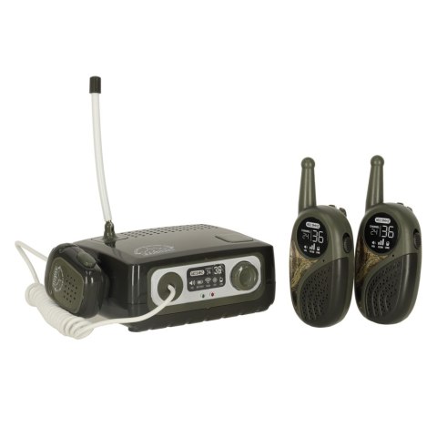 Kik Sp. z o. o. Sp. k. Walkie talkie krótkofalówka zestaw z centralą dla dzieci wojskowy zasięg 333 m Kik Sp. z o. o. Sp. k. Walkie talkie krótkofalówka zestaw z centralą dla dzieci wojskowy zasięg 333 m