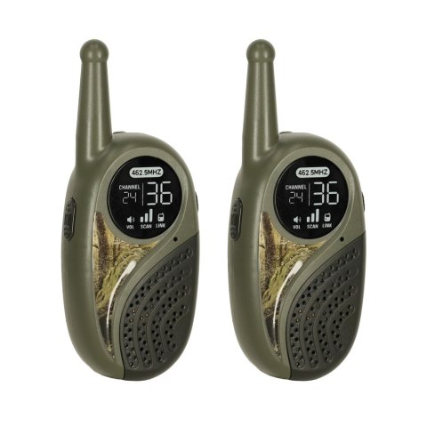 Kik Sp. z o. o. Sp. k. Walkie talkie krótkofalówka zestaw z centralą dla dzieci wojskowy zasięg 333 m Kik Sp. z o. o. Sp. k. Walkie talkie krótkofalówka zestaw z centralą dla dzieci wojskowy zasięg 333 m