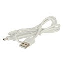 Wentylator biurkowy wiatrak z klipsem bezprzewodowy USB chłodzenie 3 poziomy mocy 11,5cm biały Kik Sp. z o. o. Sp. k.
