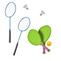 Kik Sp. z o. o. Sp. k. Zestaw sportowy 5w1 badminton koszykówka siatkówka tenis frisbee