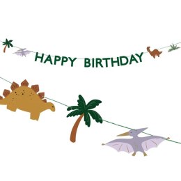 Baner Happy Birthday Dino 3m Partydeco Sp. z o. o.