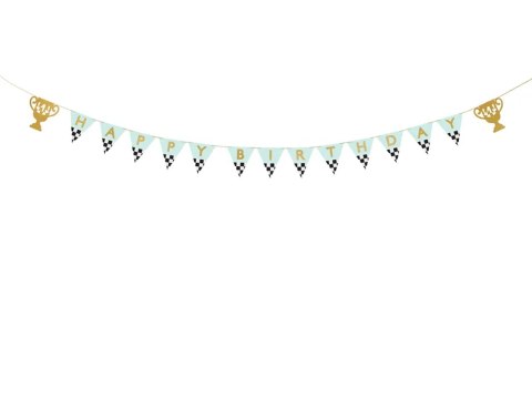 Baner Happy Birthday Puchary 2,5m Partydeco Sp. z o. o. Baner Happy Birthday Puchary 2,5m Partydeco Sp. z o. o.