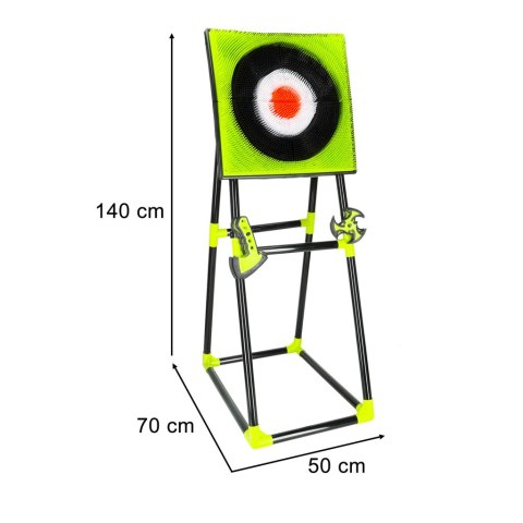 Dart tarcza silikonowa rzutki toporek x5 gwiazdka x5 gra zręcznościowa 21" Kik Sp. z o. o. Sp. k. Dart tarcza silikonowa rzutki toporek x5 gwiazdka x5 gra zręcznościowa 21" Kik Sp. z o. o. Sp. k.