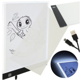 Kik Sp. z o. o. Sp. k. Deska kreślarska tablica tablet graficzny kalka do rysowania podświetlana LED A4