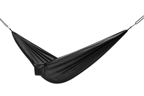Hamak biwakowy turystyczny podróżny przenośny na biwak 260cm 120kg + pokrowiec czarny Kik Sp. z o. o. Sp. k. Hamak biwakowy turystyczny podróżny przenośny na biwak 260cm 120kg + pokrowiec czarny Kik Sp. z o. o. Sp. k.