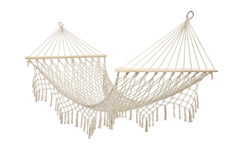 Hamak ogrodowy brazylijski boho siatka frędzle 200cm 150kg Ecru Kik Sp. z o. o. Sp. k. Hamak ogrodowy brazylijski boho siatka frędzle 200cm 150kg Ecru Kik Sp. z o. o. Sp. k.