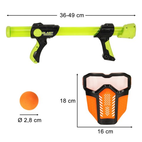 Pistolet na kulki piankowe zestaw + maska ochronna 2 szt. Kik Sp. z o. o. Sp. k. Pistolet na kulki piankowe zestaw + maska ochronna 2 szt. Kik Sp. z o. o. Sp. k.
