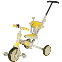 Rowerek trójkołowy TRIKE FIX V4 rower spacerówka rowerek biegowy 6w1 szary żółty Kik Sp. z o. o. Sp. k.