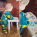 Stolik manipulacyjny LULILO montessori miętowy Kik Sp. z o. o. Sp. k.