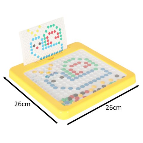 Tablica magnetyczna montessori mozaika kolorowe kropki żółta 26 x 26 cm Kik Sp. z o. o. Sp. k. Tablica magnetyczna montessori mozaika kolorowe kropki żółta 26 x 26 cm Kik Sp. z o. o. Sp. k.