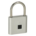 Zamek elektroniczny SMART kłódka inteligentna na odcisk palca stalowy karbon Kik Sp. z o. o. Sp. k.
