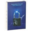Zamek elektroniczny SMART kłódka inteligentna na odcisk palca stalowy karbon Kik Sp. z o. o. Sp. k.