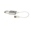Zamek elektroniczny SMART kłódka inteligentna na odcisk palca stalowy karbon Kik Sp. z o. o. Sp. k.