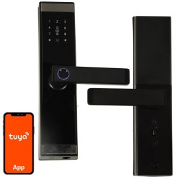 Zamek elektroniczny do drzwi SMART klamka inteligentna na kod odcisk palca bluetooth Kik Sp. z o. o. Sp. k.