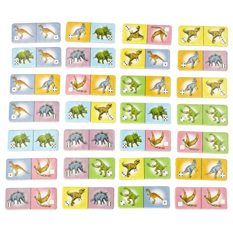 Alexander ALEXANDER Domino- dinozaury gra edukacyjna 4+ Alexander ALEXANDER Domino- dinozaury gra edukacyjna 4+