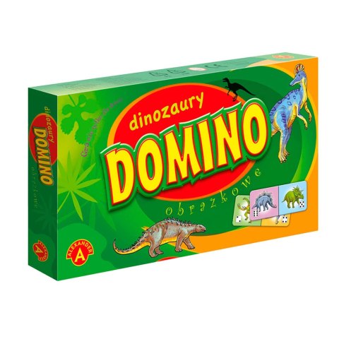 Alexander ALEXANDER Domino- dinozaury gra edukacyjna 4+ Alexander ALEXANDER Domino- dinozaury gra edukacyjna 4+