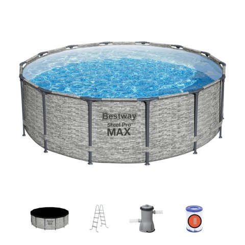 Basen stelażowy ogrodowy BESTWAY 5619D 427cm Kik Sp. z o. o. Sp. k.
