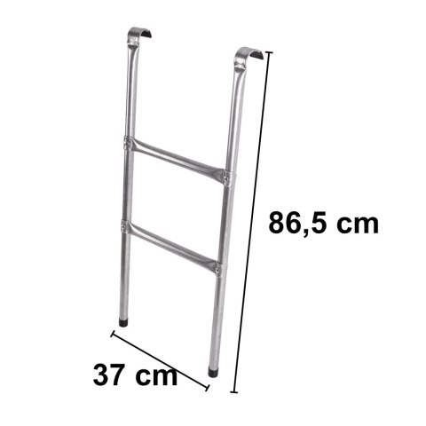 Drabinka do trampoliny ogrodowej schodki uniwersalna metalowa 86,5 x 37 cm Kik Sp. z o. o. Sp. k. Drabinka do trampoliny ogrodowej schodki uniwersalna metalowa 86,5 x 37 cm Kik Sp. z o. o. Sp. k.