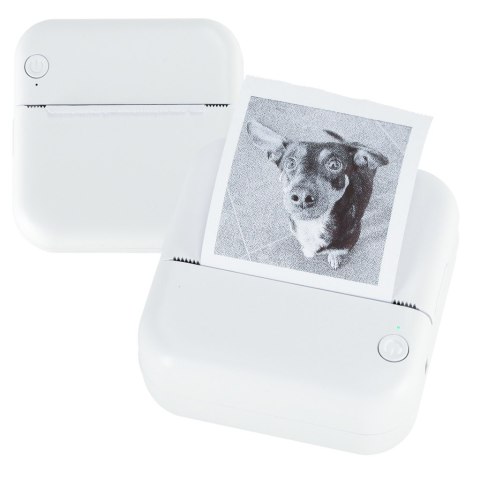 Kik Sp. z o. o. Sp. k. Drukarka mini termiczna do zdjęć notatek kieszonkowa bluetooth Kik Sp. z o. o. Sp. k. Drukarka mini termiczna do zdjęć notatek kieszonkowa bluetooth