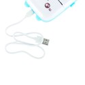 Kik Sp. z o. o. Sp. k. Drukotek drukarka mini termiczna do zdjęć notatek etykiet + kabel USB kotek kot niebieski