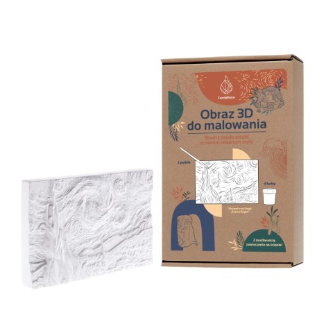 Kolorowanka gipsowa obraz do malowania 3D CANDELLANA Vincent Van Gogh zestaw farby i pędzle Youartgift Sp. z o. o. Kolorowanka gipsowa obraz do malowania 3D CANDELLANA Vincent Van Gogh zestaw farby i pędzle Youartgift Sp. z o. o.