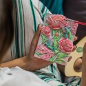 Kolorowanka gipsowa obraz do malowania 3D CANDELLANA kwiaty peonie zestaw farby i pędzle Youartgift Sp. z o. o.