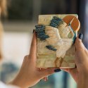 Youartgift Sp. z o. o. Kolorowanka gipsowa obraz do malowania 3D CANDELLANA żuraw zestaw farby i pędzle