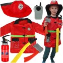 Kik Sp. z o. o. Sp. k. Kostium strój karnawałowy przebranie strażak walkie-talkie 3-8 lat