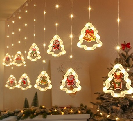 Kurtyna LED na okno girlanda świąteczna choinkowa 3 m 125 LED Kik Sp. z o. o. Sp. k. Kurtyna LED na okno girlanda świąteczna choinkowa 3 m 125 LED Kik Sp. z o. o. Sp. k.