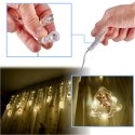 Kurtyna LED na okno girlanda świąteczna choinkowa 3 m 125 LED Kik Sp. z o. o. Sp. k.