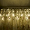 Kurtyna LED na okno girlanda świąteczna choinkowa 3 m 125 LED Kik Sp. z o. o. Sp. k.
