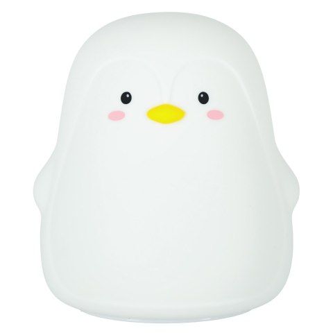Lampka nocna dla dzieci silikonowa dotykowa miękka LED biała RGB pingwinek Kik Sp. z o. o. Sp. k. Lampka nocna dla dzieci silikonowa dotykowa miękka LED biała RGB pingwinek Kik Sp. z o. o. Sp. k.