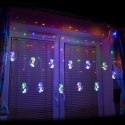 Kik Sp. z o. o. Sp. k. Lampki LED kurtyna kule świąteczne choinkowe 3m 108LED multikolor