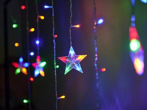Lampki LED kurtyna renifer dzwonek mix świąteczne choinkowe 2,5m 138LED multikolor 8 trybów świecenia IP44 Kik Sp. z o. o. Sp. k. Lampki LED kurtyna renifer dzwonek mix świąteczne choinkowe 2,5m 138LED multikolor 8 trybów świecenia IP44 Kik Sp. z o. o. Sp. k.