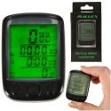 Kik Sp. z o. o. Sp. k. Licznik rowerowy RALLEX wodoodporny przewodowy prędkościomierz podświetlany 25w1 LCD