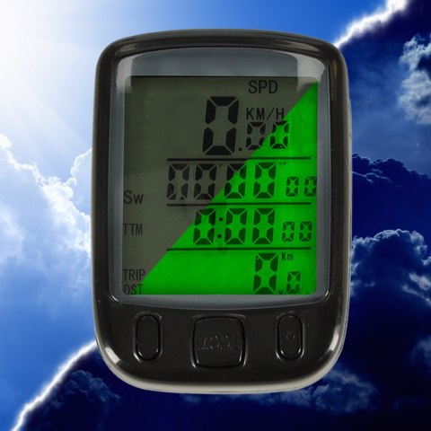 Kik Sp. z o. o. Sp. k. Licznik rowerowy RALLEX wodoodporny przewodowy prędkościomierz podświetlany 25w1 LCD Kik Sp. z o. o. Sp. k. Licznik rowerowy RALLEX wodoodporny przewodowy prędkościomierz podświetlany 25w1 LCD