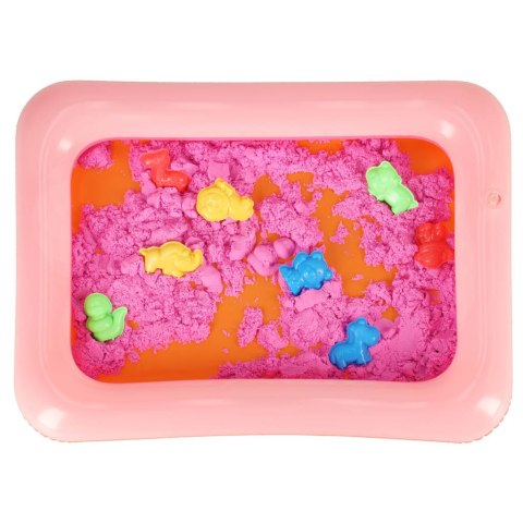 Piasek Kinetyczny w wiaderku 1kg foremki różowy Kik Sp. z o. o. Sp. k. Piasek Kinetyczny w wiaderku 1kg foremki różowy Kik Sp. z o. o. Sp. k.