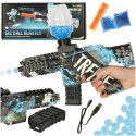 Kik Sp. z o. o. Sp. k. Pistolet na kulki żelowe wodne karabin niebieski zasilanie bateryjne USB 550szt. 7-8mm