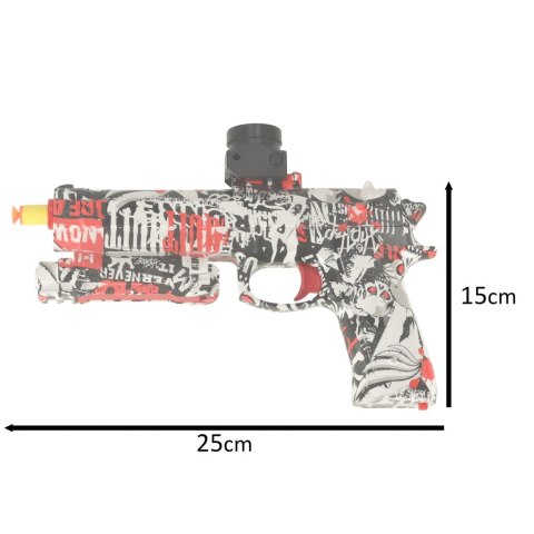 Pistolet na kulki żelowe wodne karabin zasilanie akumulatorowe USB + okulary 550szt. 7-8mm Kik Sp. z o. o. Sp. k. Pistolet na kulki żelowe wodne karabin zasilanie akumulatorowe USB + okulary 550szt. 7-8mm Kik Sp. z o. o. Sp. k.