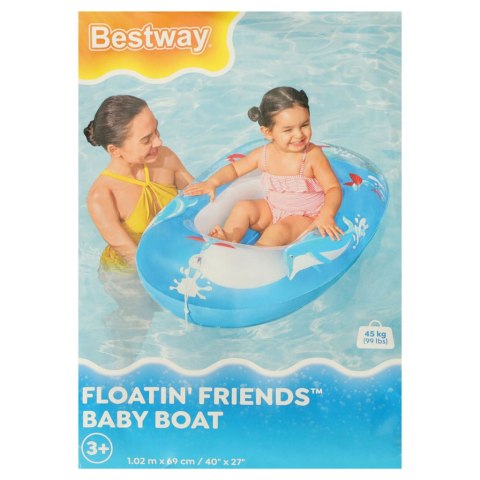 Ponton dmuchany łódka delfin do pływania BESTWAY 34037 Kik Sp. z o. o. Sp. k. Ponton dmuchany łódka delfin do pływania BESTWAY 34037 Kik Sp. z o. o. Sp. k.