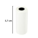 Kik Sp. z o. o. Sp. k. Rolki papier wkład samoprzylepny termiczny do mini drukarki 5,7cmx4,5m 5 sztuk