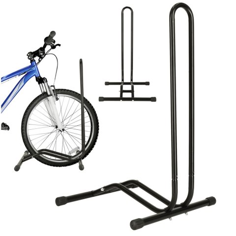 Kik Sp. z o. o. Sp. k. Stojak rowerowy RALLEX na rower pojedynczy metalowy czarny Kik Sp. z o. o. Sp. k. Stojak rowerowy RALLEX na rower pojedynczy metalowy czarny