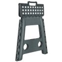 Stołek taboret składany antypoślizgowy 39cm ciemny szary Kik Sp. z o. o. Sp. k.