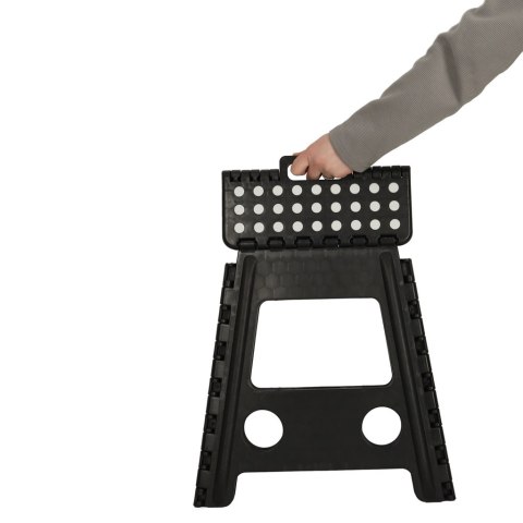 Stołek taboret składany antypoślizgowy 39cm czarny Kik Sp. z o. o. Sp. k. Stołek taboret składany antypoślizgowy 39cm czarny Kik Sp. z o. o. Sp. k.