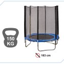 Trampolina ogrodowa dla dzieci siatka 183cm 6ft 150kg Kik Sp. z o. o. Sp. k.