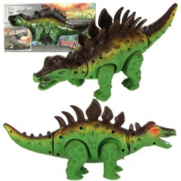 Dinozaur Stegozaur zabawka interaktywna na baterie chodzi świeci ryczy Kik Sp. z o. o. Sp. k.