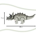 Dinozaur Triceratops zabawka interaktywna na baterie chodzi świeci ryczy Kik Sp. z o. o. Sp. k.