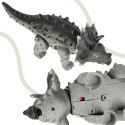 Dinozaur Triceratops zabawka interaktywna na baterie chodzi świeci ryczy Kik Sp. z o. o. Sp. k.