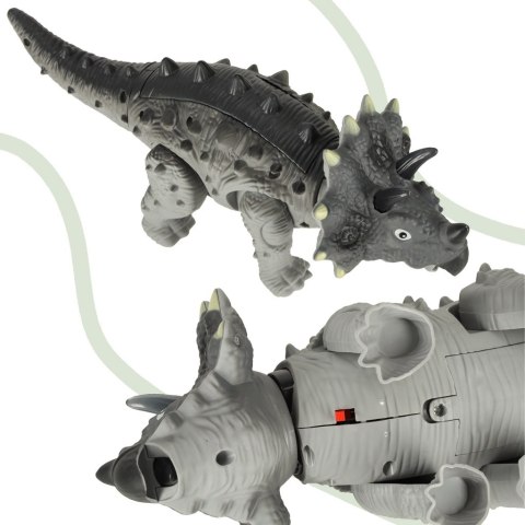 Dinozaur Triceratops zabawka interaktywna na baterie chodzi świeci ryczy Kik Sp. z o. o. Sp. k. Dinozaur Triceratops zabawka interaktywna na baterie chodzi świeci ryczy Kik Sp. z o. o. Sp. k.